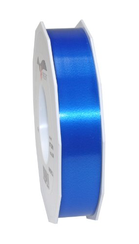 C.E. PATTBERG Geschenkband royalblau, 91 Meter Ringelband 25 mm zum Basteln, Dekorieren & Verpacken von Geschenken zu jedem Anlass C.E. PATTBERG Geschenkband royalblau, 91 Meter Ringelband 25 mm zum Basteln, Dekorieren & Verpacken von Geschenken zu jedem Anlass von Morex Ribbon