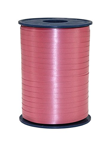 C.E. PATTBERG Geschenkband wildrose-rosa, 500 Meter Ringelband 5 mm zum Basteln, Dekorieren & Verpacken von Geschenken zu jedem Anlass von PRÄSENT