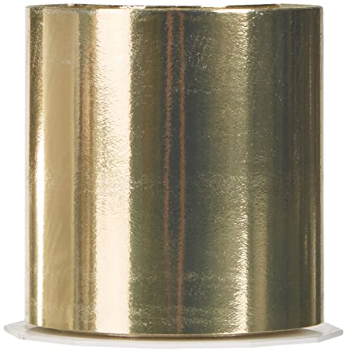 PRÄSENT C.E. Pattberg Mexico Geschenkband metallic Gold, 25 m Ringelband zum Einpacken von Geschenken, 90 mm Breite, Zubehör zum Dekorieren & Basteln, Dekoband, Anlass von PRÄSENT
