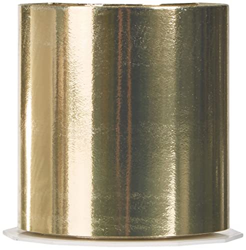 Präsent C.E. Pattberg Mexico Geschenkband metallic Gold, 25 m Ringelband zum Einpacken von Geschenken, 90 mm Breite, Zubehör zum Dekorieren & Basteln, Dekoband, Anlass von Präsent