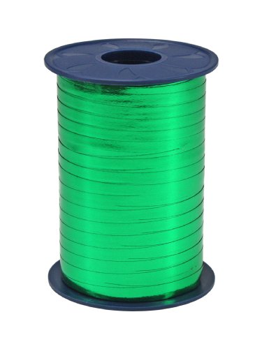 Präsent C.E. Pattberg Mexico Geschenkband metallic grün, 400 m Ringelband zum Einpacken von Geschenken, 5 mm Breite, Zubehör zum Dekorieren & Basteln, Dekoband, Anlass von PRÄSENT