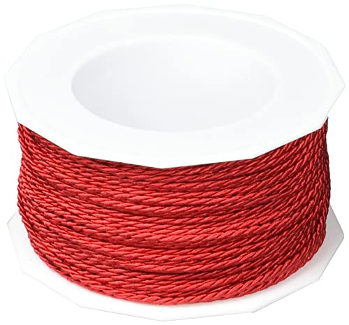 Präsent C.E. Pattberg Mosel Kordel rot, 50 m geflochtene Schnur für Geschenke, Päckchen, 2 mm Breite, Zubehör zum Dekorieren und Basteln, reißfestes Dekoband Präsent C.E. Pattberg Mosel Kordel rot, 50 m geflochtene Schnur für Geschenke, Päckchen, 2 mm Breite, Zubehör zum Dekorieren und Basteln, reißfestes Dekoband von Präsent