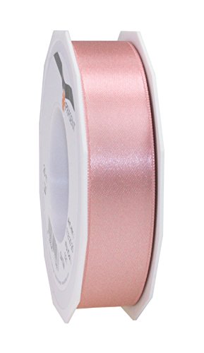 Präsent C.E. Pattberg Satin Altrosa, 25 m Satinband zum Einpacken von Geschenken, 25 mm Breite, Geschenkband zum Dekorieren & Basteln, Dekoband, Anlass von Präsent