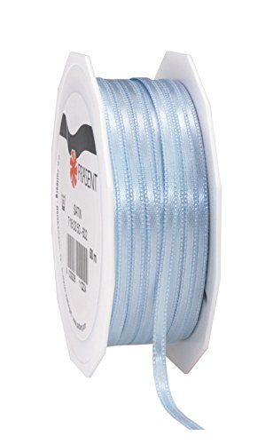 Präsent C.E. Pattberg Satin hellblau, 50 m Satinband zum Einpacken von Geschenken, 3 mm Breite, Geschenkband zum Dekorieren & Basteln, Dekoband, Anlass Präsent C.E. Pattberg Satin hellblau, 50 m Satinband zum Einpacken von Geschenken, 3 mm Breite, Geschenkband zum Dekorieren & Basteln, Dekoband, Anlass von Präsent