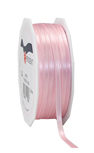 Präsent C.E. Pattberg Satin Hellrosa, 50 m Satinband zum Einpacken von Geschenken, 6 mm Breite, Geschenkband zum Dekorieren & Basteln, Dekoband, Anlass Präsent C.E. Pattberg Satin Hellrosa, 50 m Satinband zum Einpacken von Geschenken, 6 mm Breite, Geschenkband zum Dekorieren & Basteln, Dekoband, Anlass von PRÄSENT