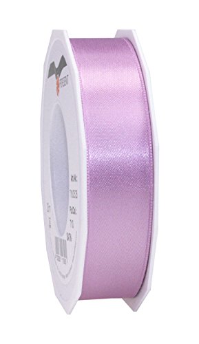 PRÄSENT C.E. Pattberg Satin lila, 25 m Satinband zum Einpacken von Geschenken, 25 mm Breite, Geschenkband zum Dekorieren & Basteln, Dekoband, Anlass von PRÄSENT