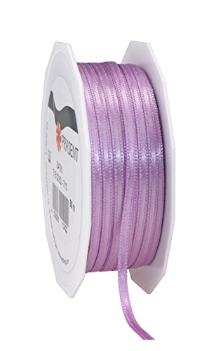 Präsent C.E. Pattberg Satin lila, 50 m Satinband zum Einpacken von Geschenken, 3 mm Breite, Geschenkband zum Dekorieren & Basteln, Dekoband, Anlass Präsent C.E. Pattberg Satin lila, 50 m Satinband zum Einpacken von Geschenken, 3 mm Breite, Geschenkband zum Dekorieren & Basteln, Dekoband, Anlass von Präsent