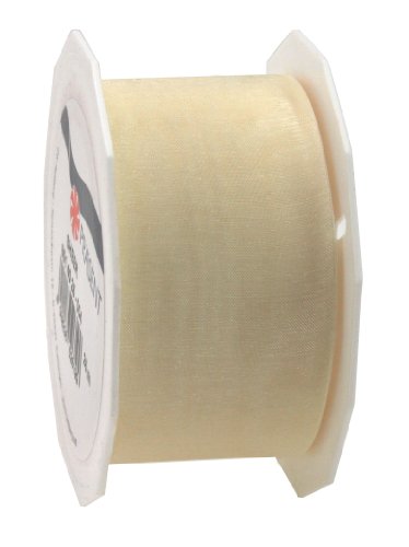 Präsent C.E. Pattberg Sheer Organzaband créme, 25 m Geschenkband zum Einpacken von Geschenken, 40 mm Breite, Zubehör zum Dekorieren & Basteln, Dekoband Präsent C.E. Pattberg Sheer Organzaband créme, 25 m Geschenkband zum Einpacken von Geschenken, 40 mm Breite, Zubehör zum Dekorieren & Basteln, Dekoband von PRÄSENT