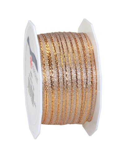 Präsent C.E. Pattberg Wien Geschenkband Gold, 50 m Geschenkband zum Einpacken, 5 mm Breite, Zubehör zum Dekorieren & Basteln, Dekoband für Geschenke Präsent C.E. Pattberg Wien Geschenkband Gold, 50 m Geschenkband zum Einpacken, 5 mm Breite, Zubehör zum Dekorieren & Basteln, Dekoband für Geschenke von PRÄSENT