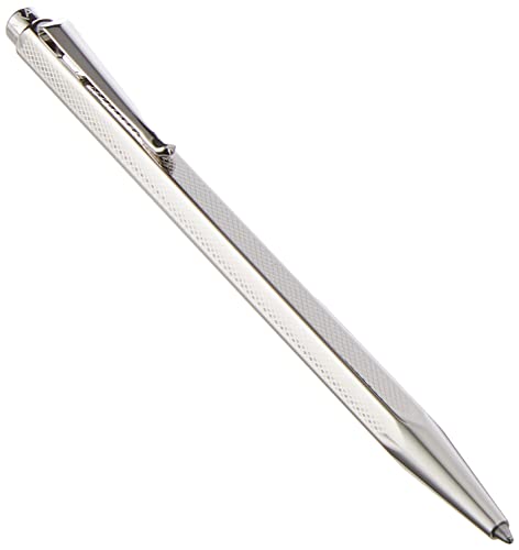 Caran d´Ache 0890.487 Ecridor Retro Kugelschreiber Silber, 1 Stück (1er Pack) von Caran d'Ache
