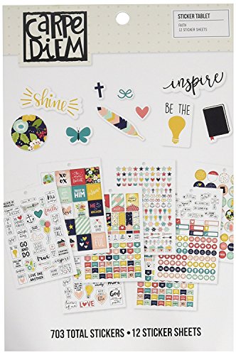 Carpe Diem Faith Stickers A5 12/Pkg- von Simple Stories