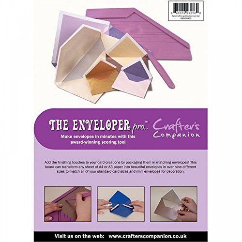 Crafter's Companion ENV The Enveloper Pro Anzeigetafel Lila-Purple, One Size von Crafter's Companion