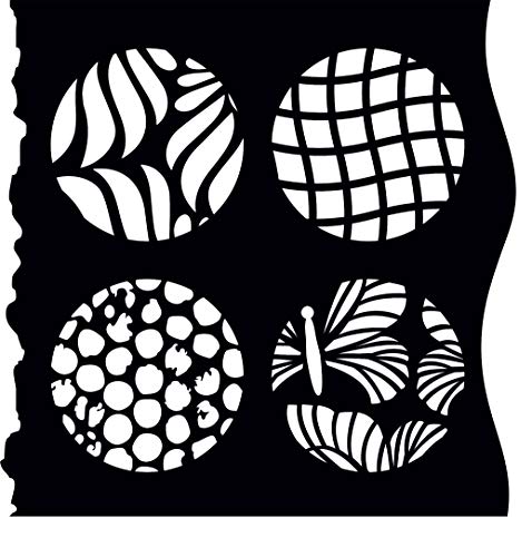 Creative Expressions Artist Trading Stencil 17,8X17,8Cm Butterfly Net - Design-Vorlagen für Papier, Leinwand, Holz - Für DIY-Basteln, Bullet Journal, Karten - Wiederverwendbares Schablonen-Set von Creative Expressions