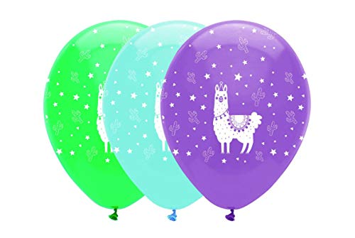 Creative Party RB321 Llama-Party-Latex-Luftballons, 6 Stück von Unbekannt
