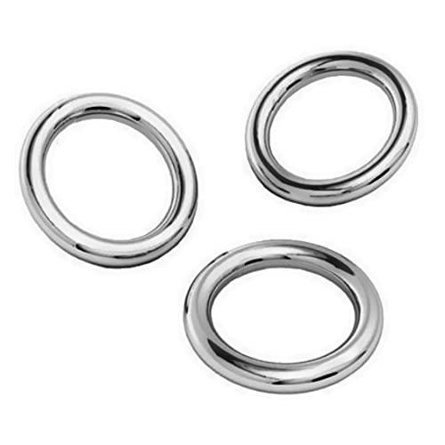 My-Bead 2 Stück Binderinge geschlossen Ø 3mm 925 Sterling Silber Schmuckringe gelötet basteln DIY von My-Bead