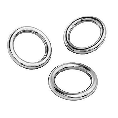 My-Bead 2 Stück Binderinge geschlossen Ø 4mm 925 Sterling Silber Schmuckringe gelötet basteln DIY von My-Bead
