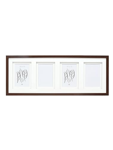 Deknudt Frames S65KQ4 Bilderrahmen 10x15 Holz Braun, doppeltes Pptt für 4 Bilder Holz Fotokader Deknudt Frames S65KQ4 Bilderrahmen 10x15 Holz Braun, doppeltes Pptt für 4 Bilder Holz Fotokader von Deknudt Frames