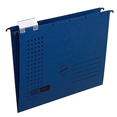 ELBA Hängemappe chic für A4, aus Karton, seitlich offen, dunkelblau, 5er Pack ELBA Hängemappe chic für A4, aus Karton, seitlich offen, dunkelblau, 5er Pack von Unbekannt