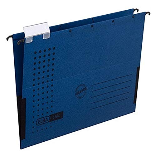 ELBA Hängetasche Chic, 5er Pack, DIN A4, Karton, mit Leinenfröschen, dunkelblau ELBA Hängetasche Chic, 5er Pack, DIN A4, Karton, mit Leinenfröschen, dunkelblau von Unbekannt
