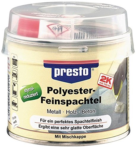 Feinspachtel 2K-Polyester-Feinspachtel weiß, 250 g, 1 Stück von Unbekannt