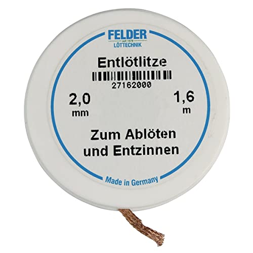 Felder Entlötlitze 2,0 mm, auf 1.6m Klappspule -- von Technikus von Unbekannt