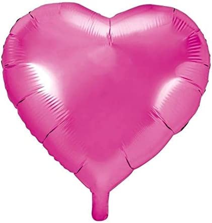 Folien-Ballon Herz in metallic pink/Luft-Ballon/Hochzeits-Ballon Herzform - Durchmesser ca. 45cm - Hochzeits-Deko/Geburtstags-Dekoration/Luft-Ballons groß/Helium-Ballons (1 Ballon) von Unbekannt