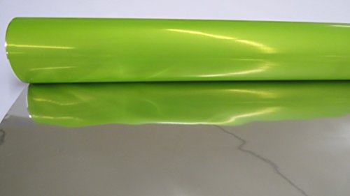 GESCHENKFOLIE apfelgrün/silber 50m Rolle 70cm breit von Unbekannt