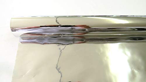 GESCHENKFOLIE silber/silber 30m Rolle 130cm breit von Unbekannt