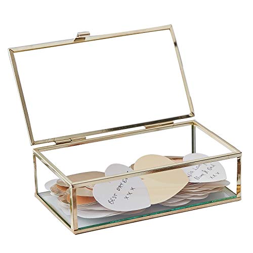 Gäste-Buch Alternative Glas- Box/Schatulle inklusive 160 Gold-Herzen - das etwas andere Gästebuch Hochzeit, Taufe, Geburtstag, Kommunion oder Konfirmation Zubehör & Accessoire Gäste-Buch Alternative Glas- Box/Schatulle inklusive 160 Gold-Herzen - das etwas andere Gästebuch Hochzeit, Taufe, Geburtstag, Kommunion oder Konfirmation Zubehör & Accessoire von Unbekannt
