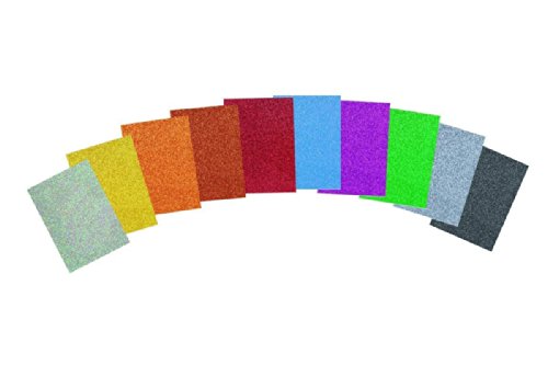 Glitterkarton 20x30cm brillant, 10 Bogen, sortiert Glitterkarton 20x30cm brillant, 10 Bogen, sortiert von Unbekannt