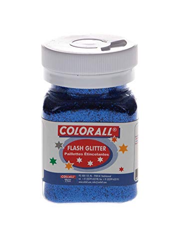 Collall Glitzer/Glitter blau zum Basteln und Dekorieren, 150ml in Streudose von Collall