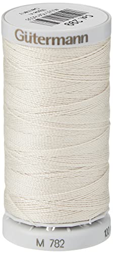 Gütermann Extra starker Faden, Polyester, Milchweiß 0299, 5.5 x 2.7 x 2.7 cm, 100 Gütermann Extra starker Faden, Polyester, Milchweiß 0299, 5.5 x 2.7 x 2.7 cm, 100 von Gütermann