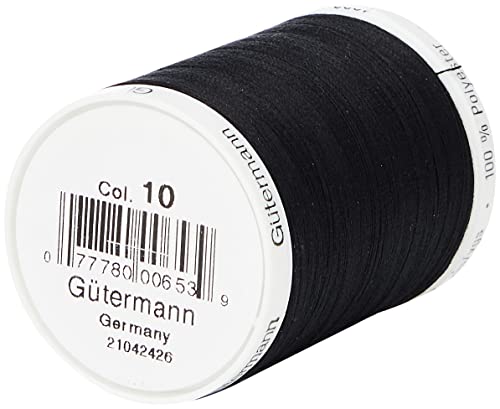 Gutermann 1094 YD enthältl Gewinde, schwarz von Gütermann