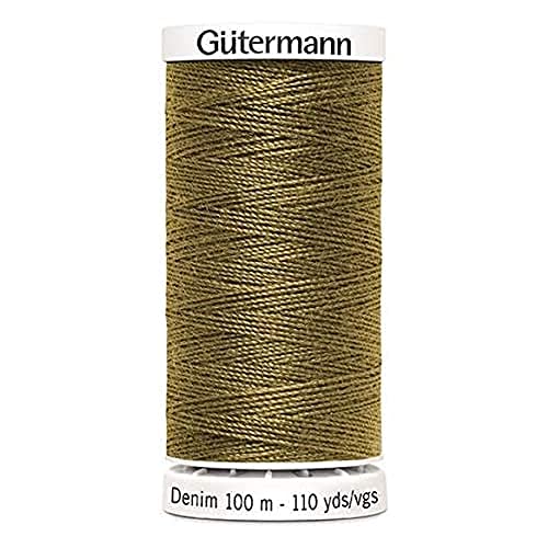 Gutermann 700160-8955 Denim-Garn, Altgold, 100 m, 100 m von Unbekannt