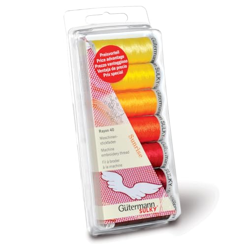 Gutermann Nähgarnset 'Sunrise', Garn, von Gütermann,7 x 100 m Gutermann Nähgarnset 'Sunrise', Garn, von Gütermann,7 x 100 m von Gutermann