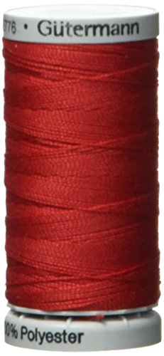 Gutermann Polsterfaden, extra stark, Polyester, 100 m, Scarlet, 724033156, #156 rot von Gütermann