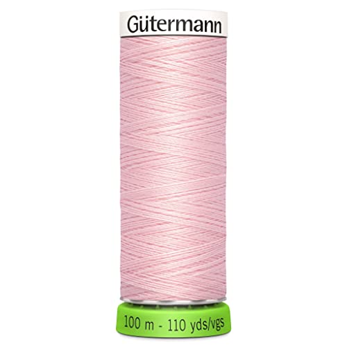 Gutermann Recyceltes Polyester-Faden, 10 m, Blütenblatt-Rosa von Gütermann