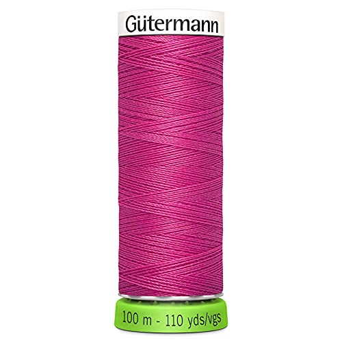 Gutermann 723860 733 Nähgarn, recyceltes Polyester, 100 m, Dusty Rose, One Size von Gütermann