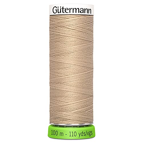 Gutermann Recyceltes Polyester-Faden, 10 m, Ecru von Gutermann