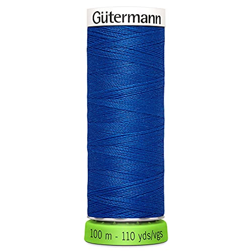 Gutermann Recyceltes Polyester-Faden, 10 m, Kobaltblau Gutermann Recyceltes Polyester-Faden, 10 m, Kobaltblau von Gütermann