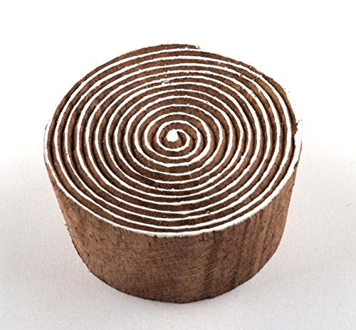 Holz-Stempel handgeschnitzt Motiv Spirale, für Textildruck oder als Deko von Unbekannt