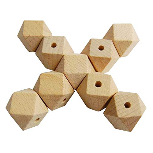 Holzperlen, sechseckig, unlackiert, 20 Stück, natürliche geometrische Holzperlen, DIY – Holz, 12 mm Holzperlen, sechseckig, unlackiert, 20 Stück, natürliche geometrische Holzperlen, DIY – Holz, 12 mm von Unbekannt