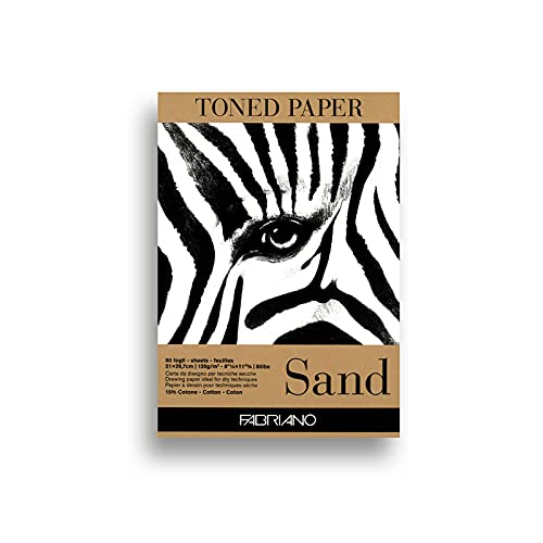 Fabriano Toned Paper Pad, 8,25 x 11,75, Sand Fabriano Toned Paper Pad, 8,25 x 11,75, Sand von Fabriano