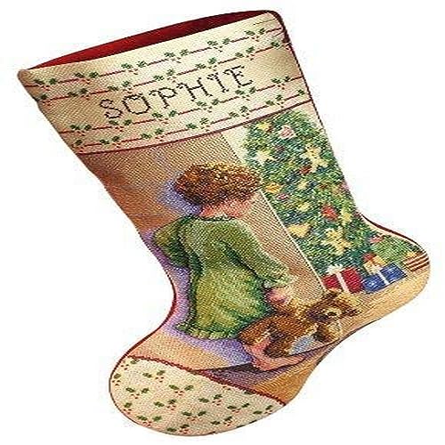 Janlynn Weinachtsstrumpf Wiehnachtsmorgen Kreuzstich-Set, Weihnachtsstrumpf, gezählt, Baumwolle, Multifarbig, 43x30cm Janlynn Weinachtsstrumpf Wiehnachtsmorgen Kreuzstich-Set, Weihnachtsstrumpf, gezählt, Baumwolle, Multifarbig, 43x30cm von Janlynn