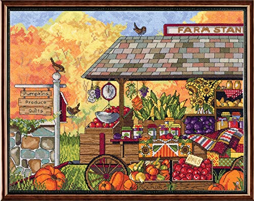Janlynn Buck 's County Farm Ständer Kreuzstich-Set, 16 x 12 Zoll von Janlynn