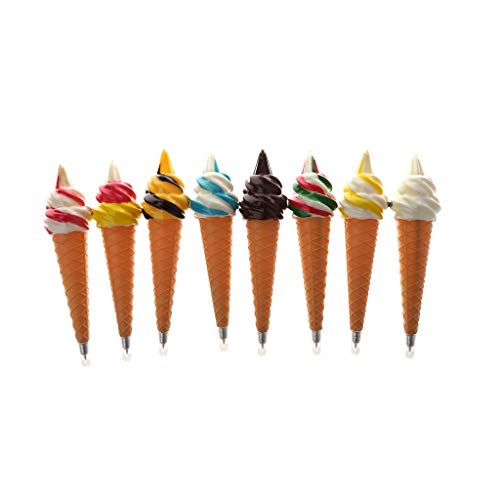 Kawaii Ice Cream Kugelschreiber, Schreibwaren mit Magnet, hochwertiges Schulmaterial von Unbekannt
