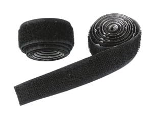 Klettband-Set, 20x1000mm, Schwarz, Industriell, Polypropylen/Nylon, Adhesiv Klettband-Set, 20x1000mm, Schwarz, Industriell, Polypropylen/Nylon, Adhesiv von Unbekannt