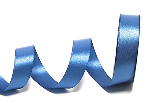 Satinband 25m x 25mm blau Dekoband Geschenkband Schleifenband von Unbekannt