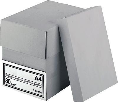 Kopierpapier Recycling/NO-NAME RC DIN A4 presseweiß geriest 80 g/qm Inh.500 von NoName