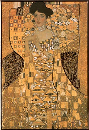 Kunstklappkarte Gustav Klimt Kunstkarte Doppelkarte Grußkarte Glückwunschkarte Goldprägung Bildnis Adele Bloch-Bauer 1. von Unbekannt